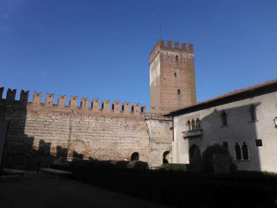 Part of Castelvecchio wall.